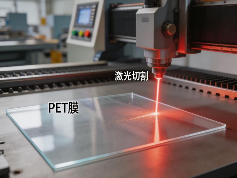 卷对卷激光切割机 | 鑫镭激光PET膜材精密切割解决方案